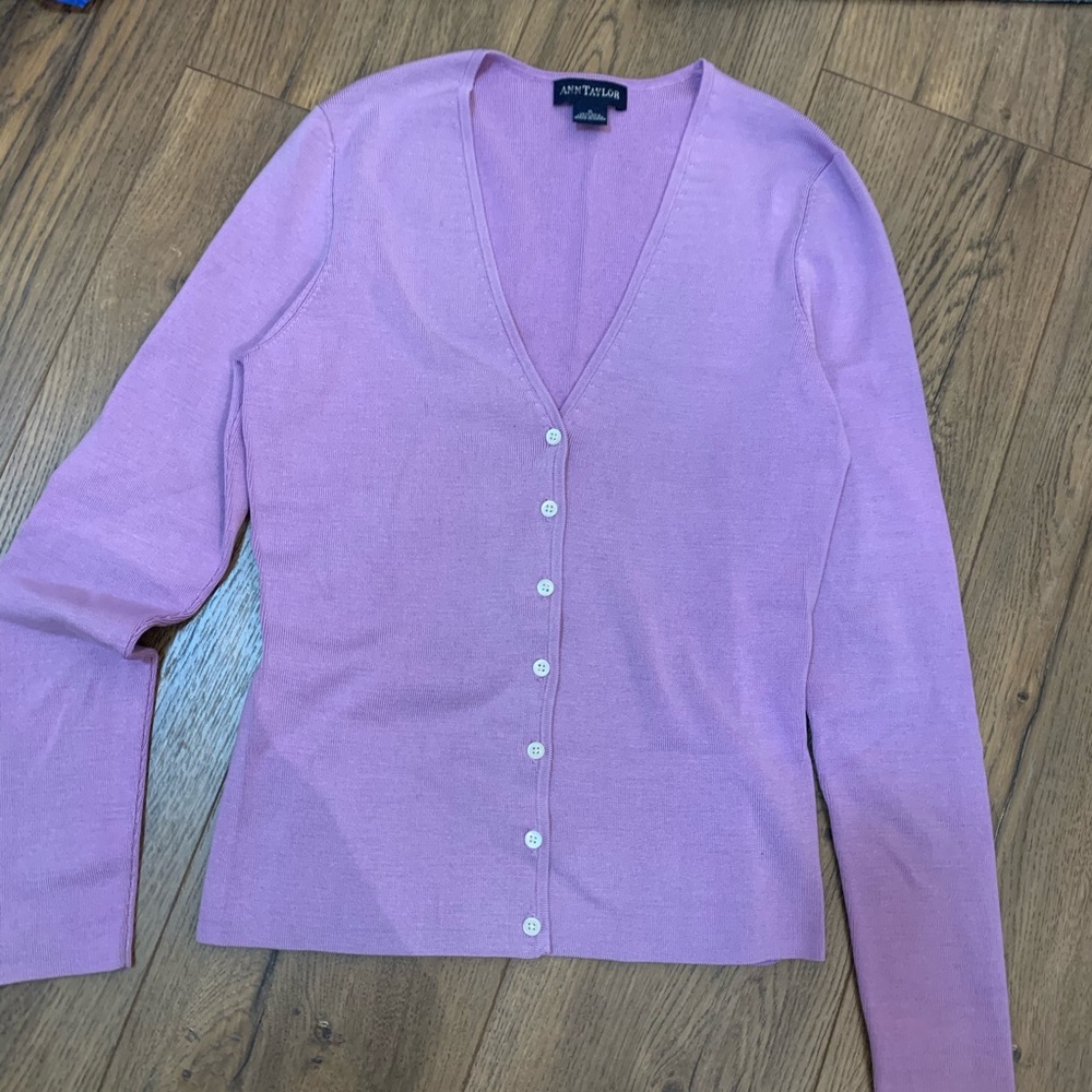 Ann Taylor Silk Blend Cardigan